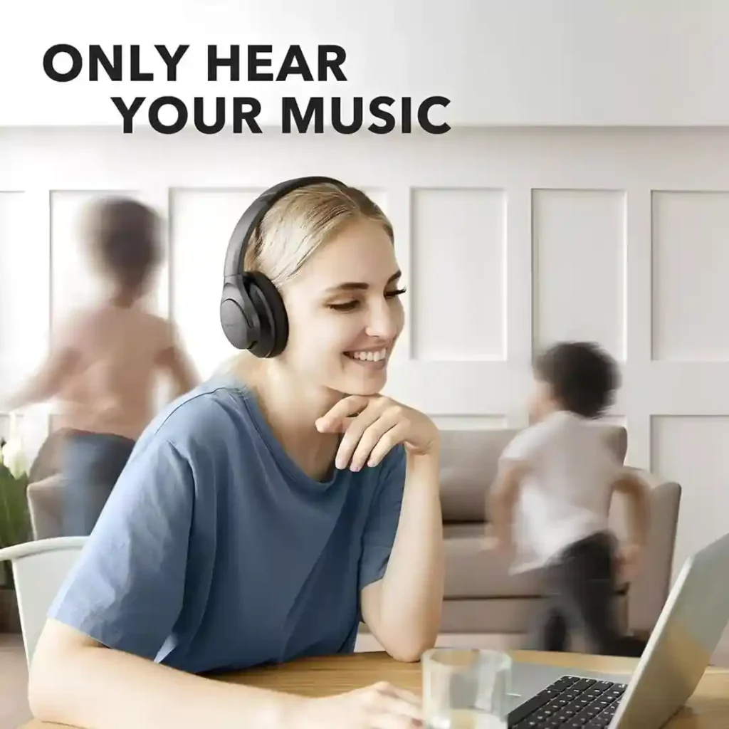 Soundcore Life Q20 Headphones noise reduction