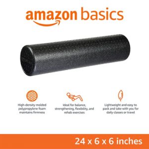 Amazon Basics Round Foam Roller for Exercise