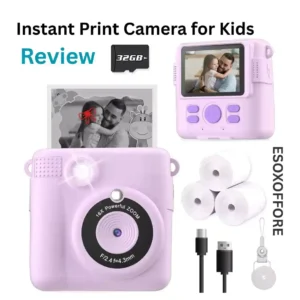 ESOXOFFORE Instant Print Camera