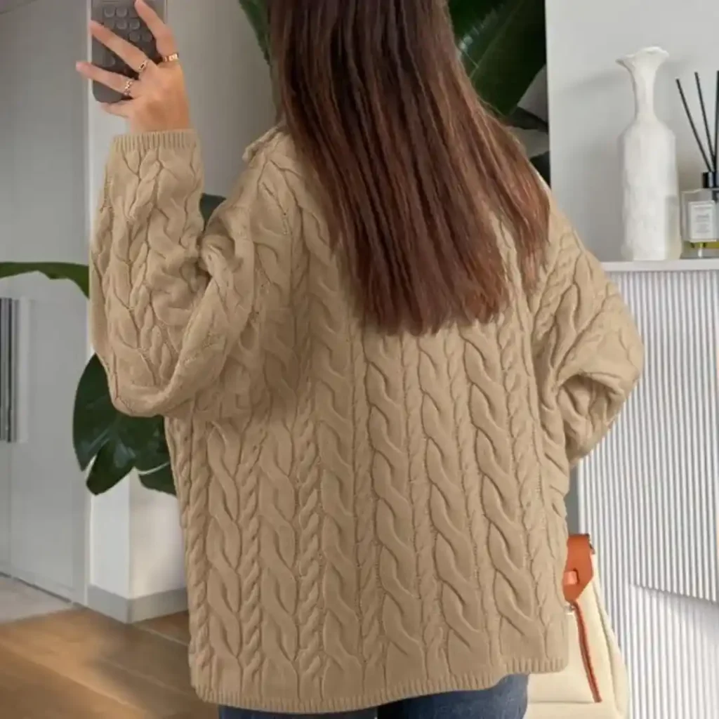Collection of women’s fall sweaters 2025 in warm autumn colors